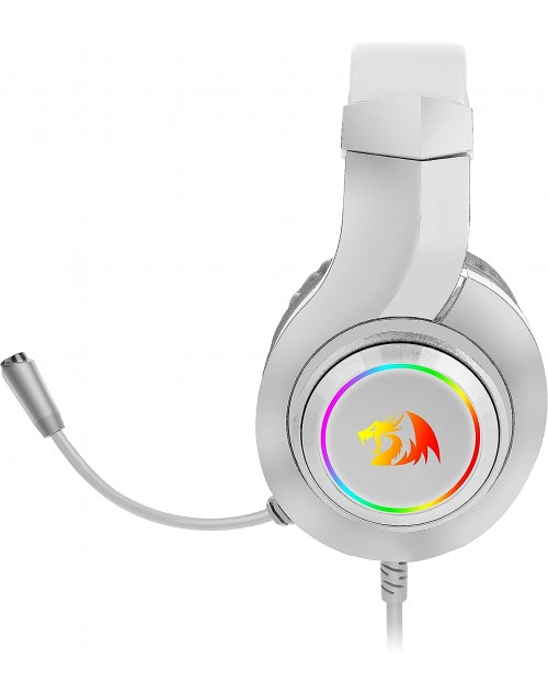 Redragon HYLAS H260 RGB Stereo Gaming Headset (White)