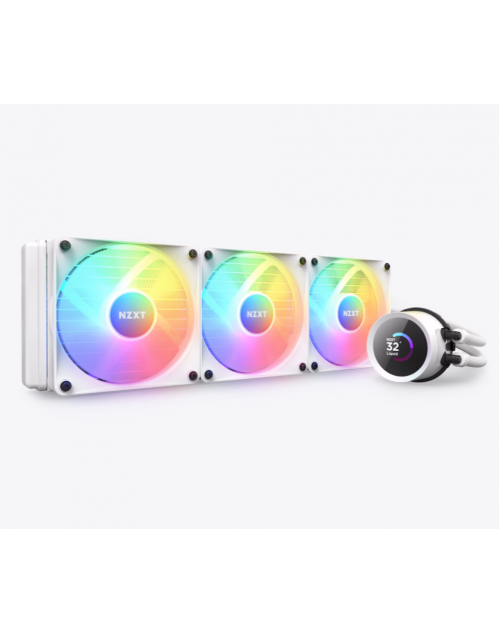 NZXT Kraken 240 RGB Liquid Cooler  1.54 (39.1mm), 2 Fan, 500-1,800 ± 180