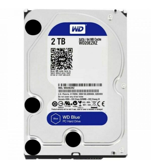 Жесткий диск wd blue 2tb. Жесткий диск WD Blue wd20ezrz, 2тб.